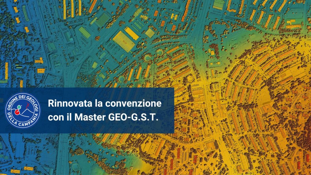 Rinnovata la convenzione con il Master GEO-G.S.T. Dell’Università Tor Vergata