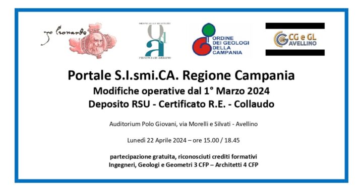 Seminario – Portale S.I.smi.CA. Regione Campania