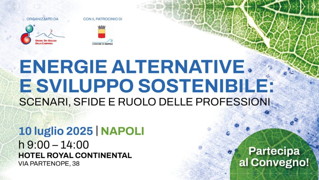 Convegno “Energie alternative e sviluppo sostenibile: scenari, sfide e ruolo delle professioni”