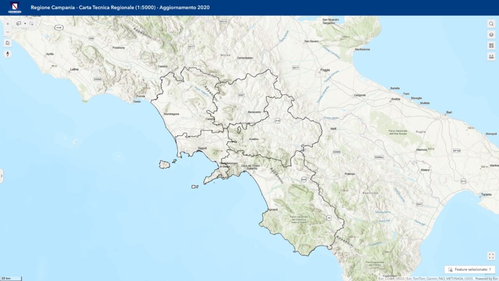 Nuovi dati cartografici regionali disponibili online
