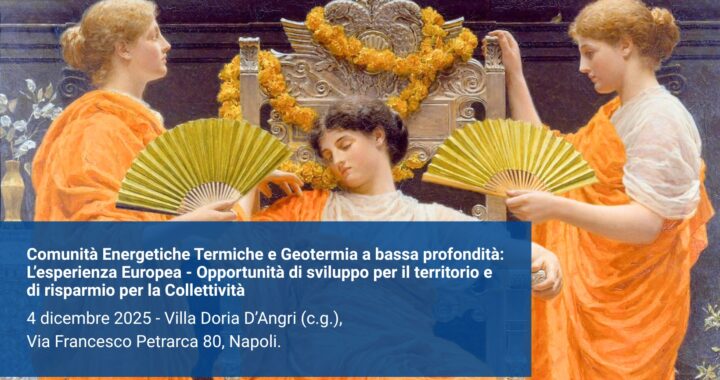 Convegno – Comunità Energetiche Termiche e Geotermia a bassa profondità