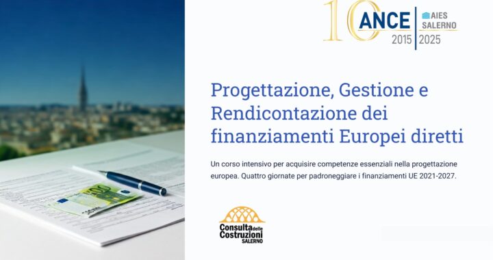 Corso di Europrogettazione: un’opportunità formativa per i geologi professionisti