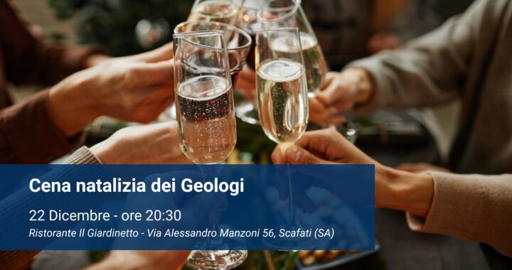 Ti aspettiamo alla Cena Natalizia dei Geologi!
