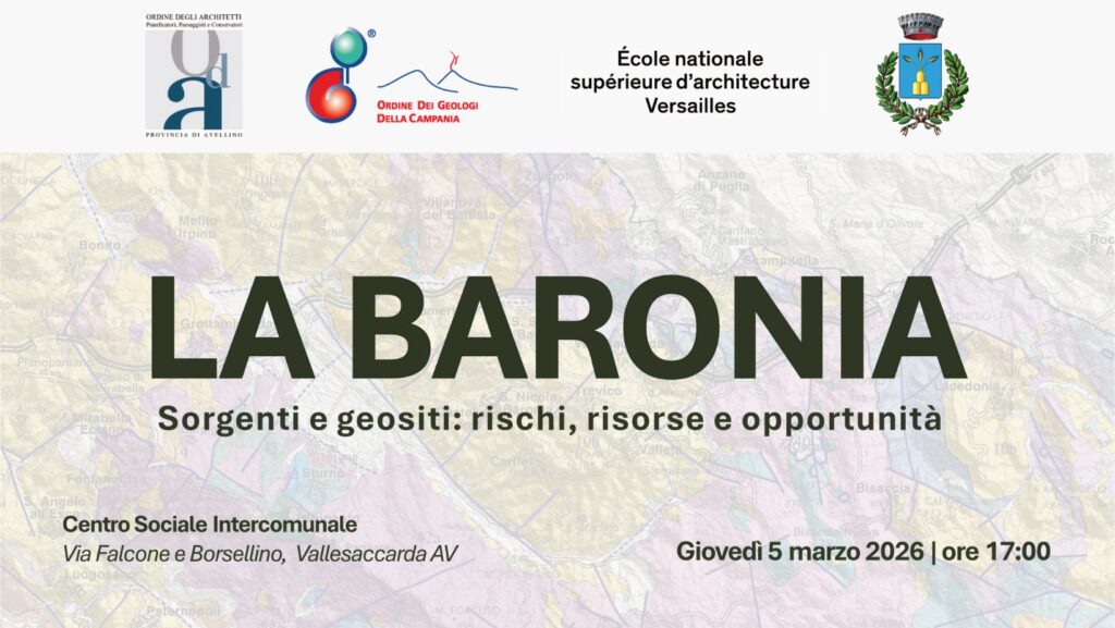 Convegno La Baronia: sorgenti e geositi tra rischi, risorse e opportunità
