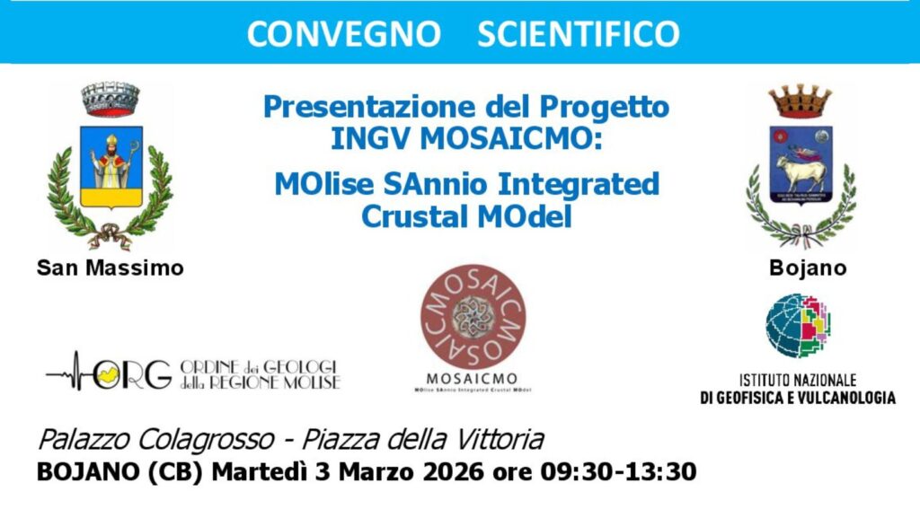 Convegno – Presentazione del Progetto INGV MOSAICMO