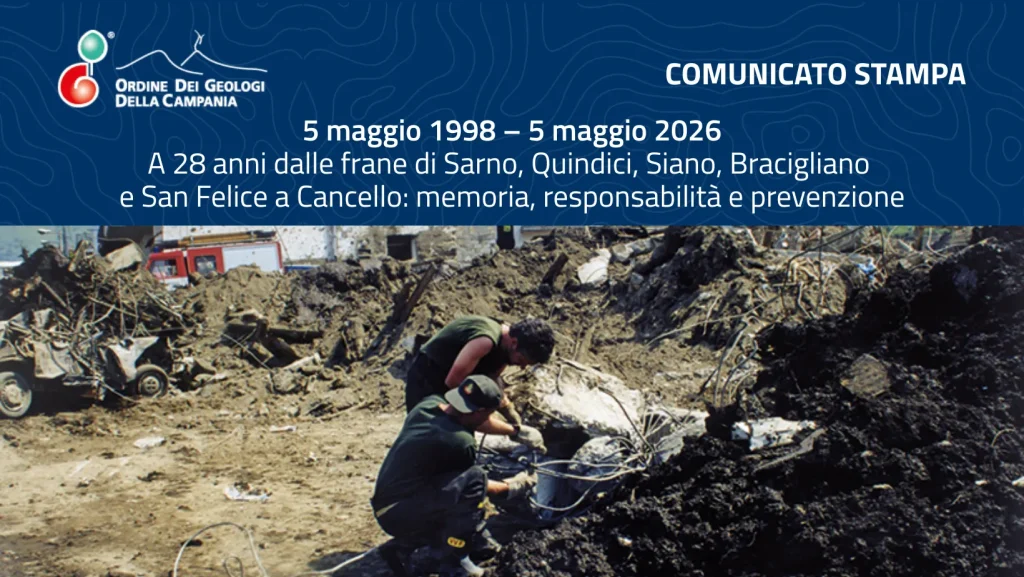 5 maggio 1998 – 5 maggio 2026: 28 anni dalle frane di Sarno, Quindici, Siano, Bracigliano e San Felice a Cancello