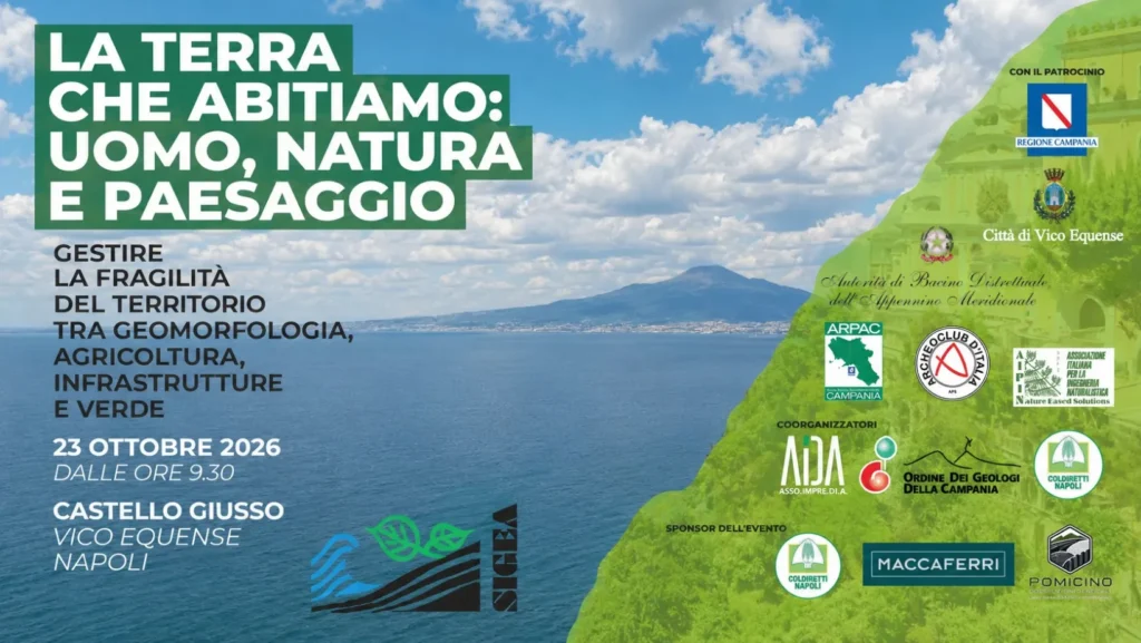 Convegno Nazionale SIGEA – La Terra che abitiamo: uomo, natura e paesaggio